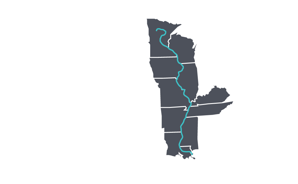 Mississippi River Country Map